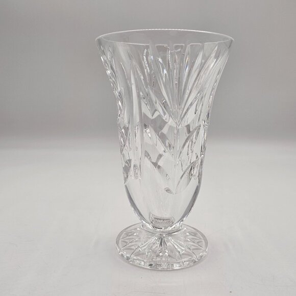 Waterford Crystal Footed Cut Glass Vase Centerpiece Decor 5.75 in - Picture 2 of 10